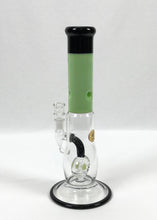 Rehab Glass Slotted Cheese Wheel in Mint and Black