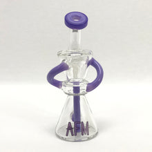 Alien Flower Monkey AFM Single Hole Diffuser Dual Uptake Recycler in Clear and Purple